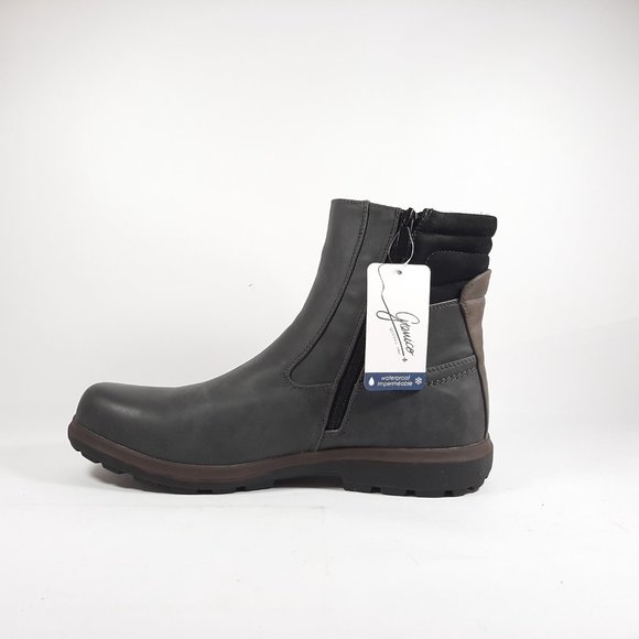 Grenico Dark Grey Water Proof Winter Boots for Men - Picture 2 of 7